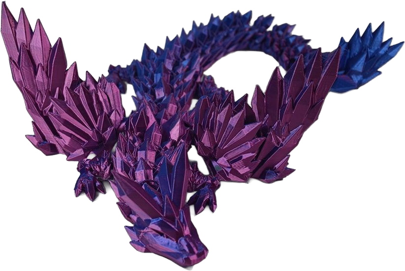 Kryształowy Smok ze skrzydłami newsletter