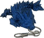 Kryształowy smok 3D Black+Blue