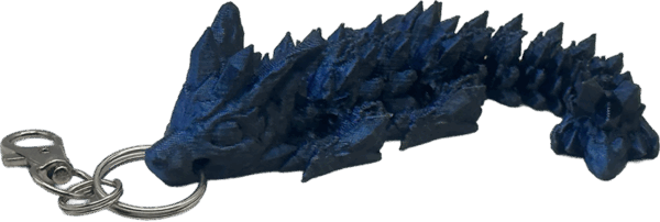 Kryształowy smok 3D Black + Blue