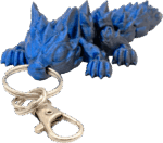 Smok 3D Tiny 8cm brelok Blue Black