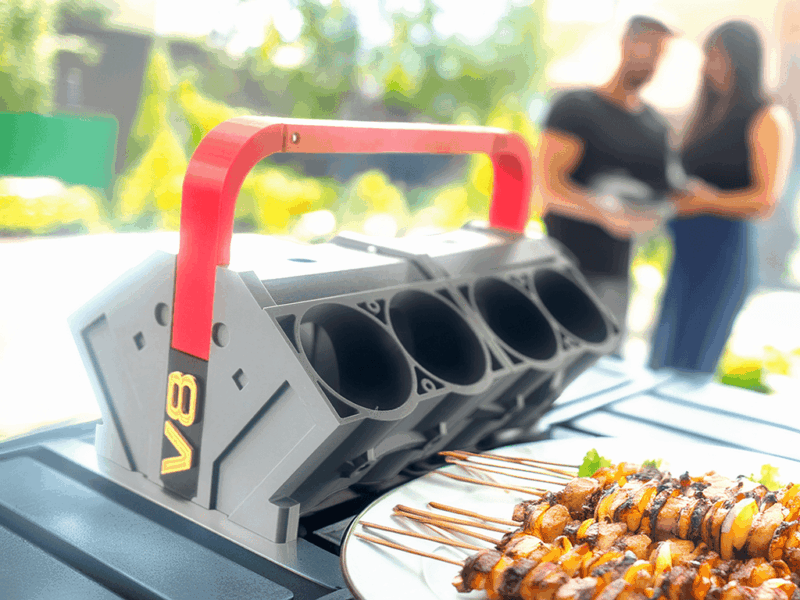 Nosidło V8 na napoje piwo dla szwagra prezent grill